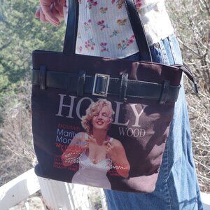 Hollywood Collection Black Marilyn Monroe Purse